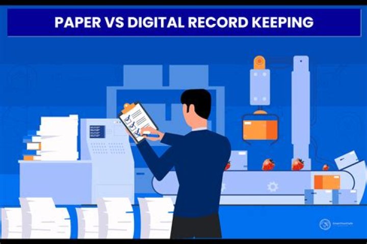 What is paper record keeping?
